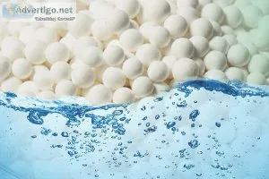 Activated alumina balls: efficient filter media for water