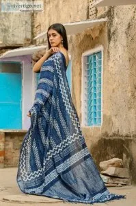 Buy cotton slub sarees online by sootisyahi