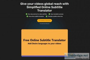 Free online subtitle translator - add desire languages to your v