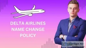 Delta airlines name change policy