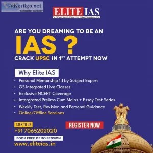 Crack ias exam with elite ias coaching in delhi - enroll now