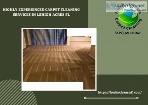 Highly experienced Carpet Cleaning Services in Lehigh Acres FL