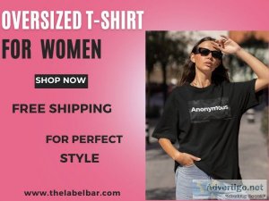 Shop oversized printed t-shirts for women online in india