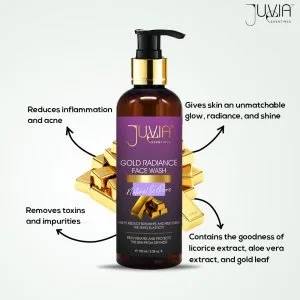 Juvia essentials: wide range of natural beauty products(gold rad