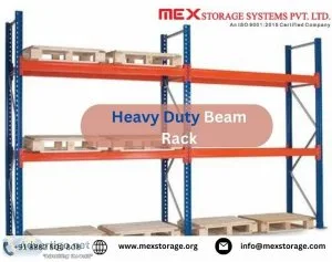 Heavy duty beam rack