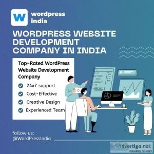 Wordpress website development company in india