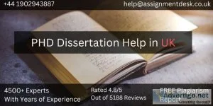 Avail PHD dissertation help by UK expert