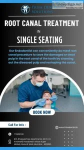 Root canal treatment in single seating in mulund  : visit now