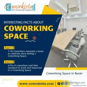 Rent your dream office space in baner | coworkista | book now