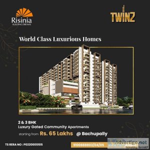 Bachupally flats for sale | the twinz by risinia