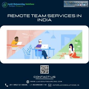 Remote team services in india | lucid outsourcing solutionsq