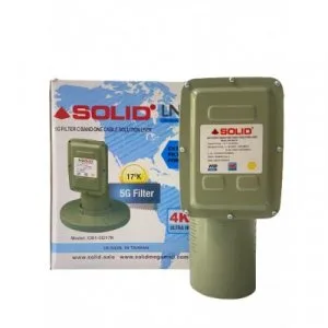Solid 5g filter c-band one cable solution lnbf