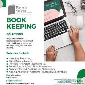 Get affordable bookkeeping services in punjab | bookkeeperz
