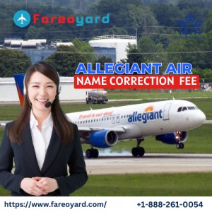 Allegiant air name correction fee