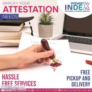 Attestation services in abu dhabi