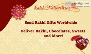 Send rakhi worldwide - express your love and affection for your 