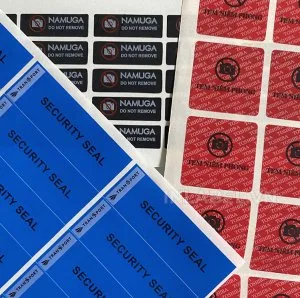 Secure your brand with in label s anti-counterfeiting seals