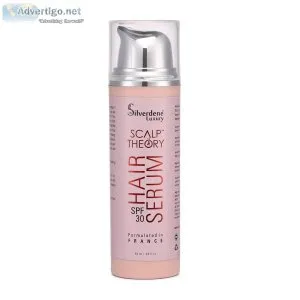 Using scalp theory hair serum protect your hair from sun ray dam