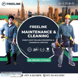 Professional cleaning services in dubai | freeline uae