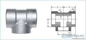 Socket weld unequal tee exporters in india