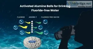 Alumina balls for arsenic & fluoride removal