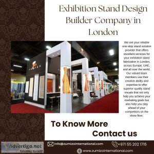 Exhibition booth builders in london