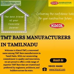 Tmt bars manufacturers in tamil nadu