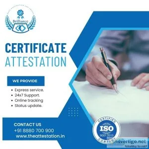Best certificate attestation services