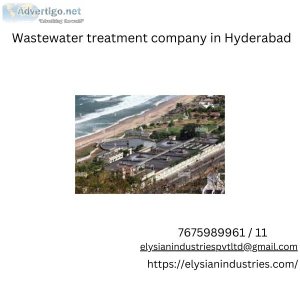 Wastewater treatment companyin hyderabad