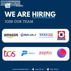 Hirewalks- best job search site in india