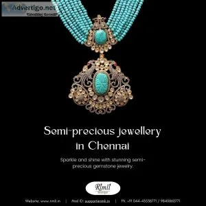 Beautiful semi precious designer jewellery to buy in chennai