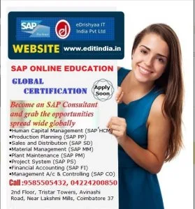 Edrishyaa it india pt ltd sap academy