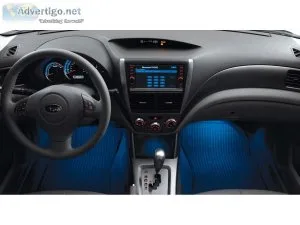 Subaru footwell illumination kit blue