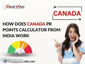How does canada pr points calculator from india work?