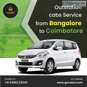 Bangalore to coimbatore taxi service