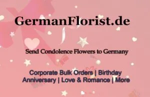 Express your deepest sympathy: send condolence flowers to german