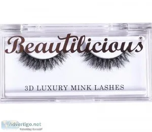 Buy premium mink eyelashes collection online from beautilicious