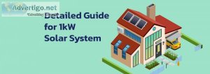 Detailed guide for 1kw solar system