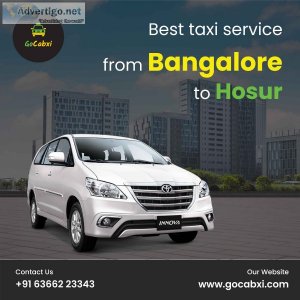 Bangalore to hosur taxi service