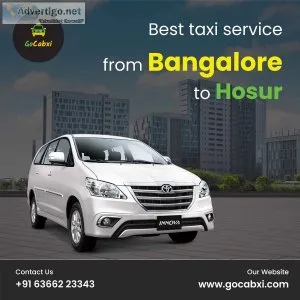 Bangalore to hosur taxi service
