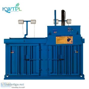 Plastic baling machine