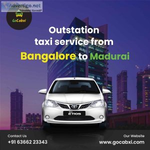Bangalore to madurai taxi service