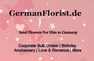 Make his day special: flowers for him in germany