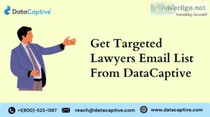 Get targeted lawyers email list from datacaptive