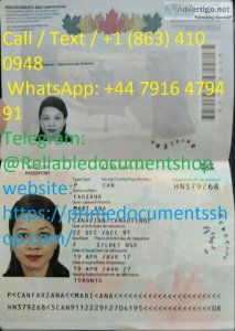 Buy real and fake scannable passport, residence permit, driver s