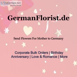 Surprise your mother: send fresh flowers to germany