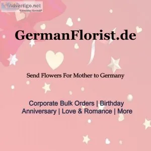 Surprise your mother: send fresh flowers to germany