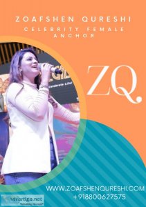 Find the best female anchor in goa for event
