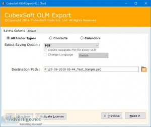 Benefits of using cubexsoft olm to pst converter