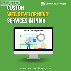 Custom web development services in india